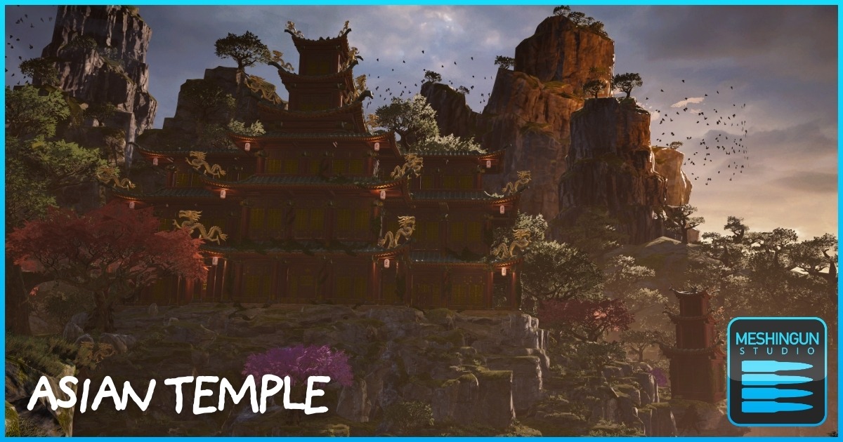 Asian Temple Pack | 3D Environments | Unity Asset Store