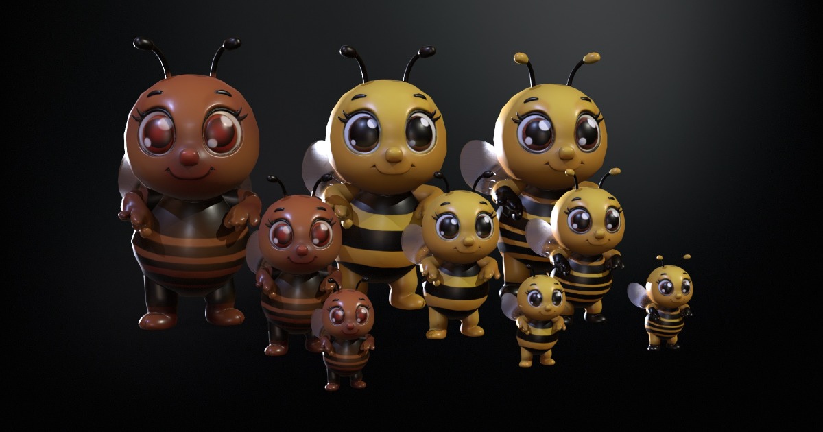 HoneyBee Mobile Ready | Characters | Unity Asset Store