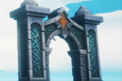 Embergates - 20 Stylized PBR Gate Models - Lowpoly Gameready