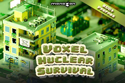 Voxel Nuclear Survival - 3D pixel art - monogon