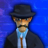 3D Low Poly Detective- Game Ready Character