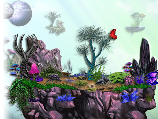 2D Alien's Art Pack | 2D Environments | Unity Asset Store