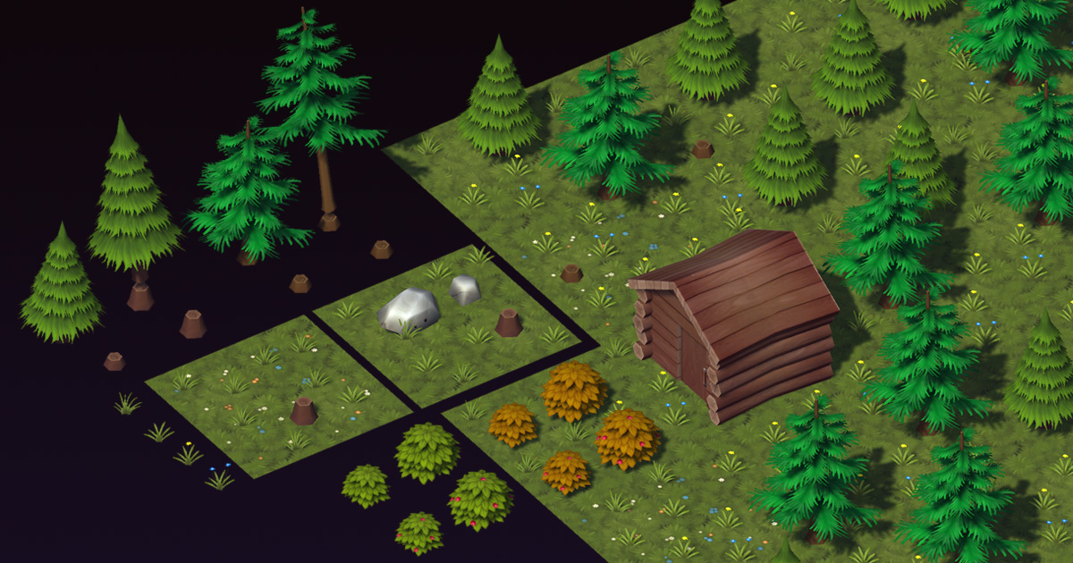Unity Forest Example Handpainted Forest Pack v2.0 | 3D Landscapes | Unity Asset Store
