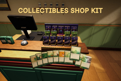 Collectibles Shop Kit: Interactive Props & Trading Cards