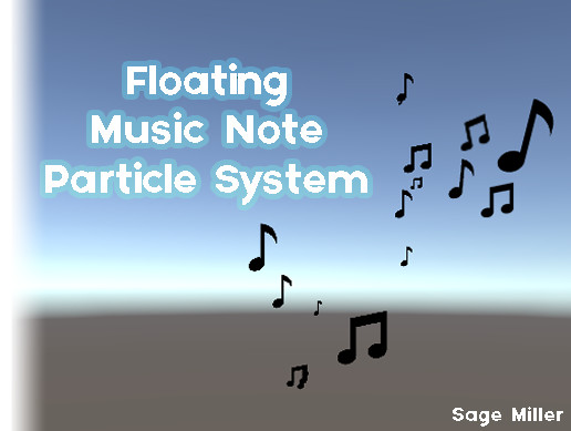 Music Note Particle Floating Music Note Particle System | VFX Particles | Unity Asset Store