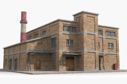Industrial Factory Building – Variant 05