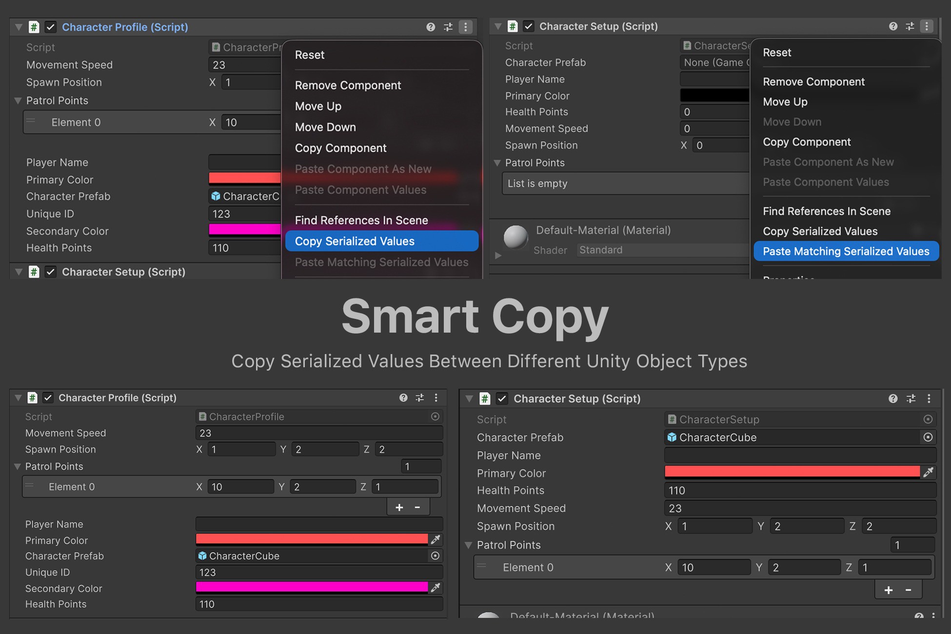 SmartCopy - Copy Serialized Values Between Different Object Types ...