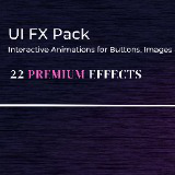 UI FX Pack – Interactive Animations for Buttons, Images & Text
