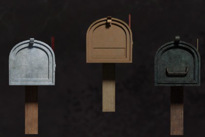 American Mailbox Series City Services Post G2 - N1-3
