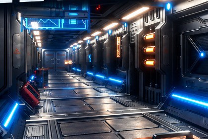 Sci Fi Hallway