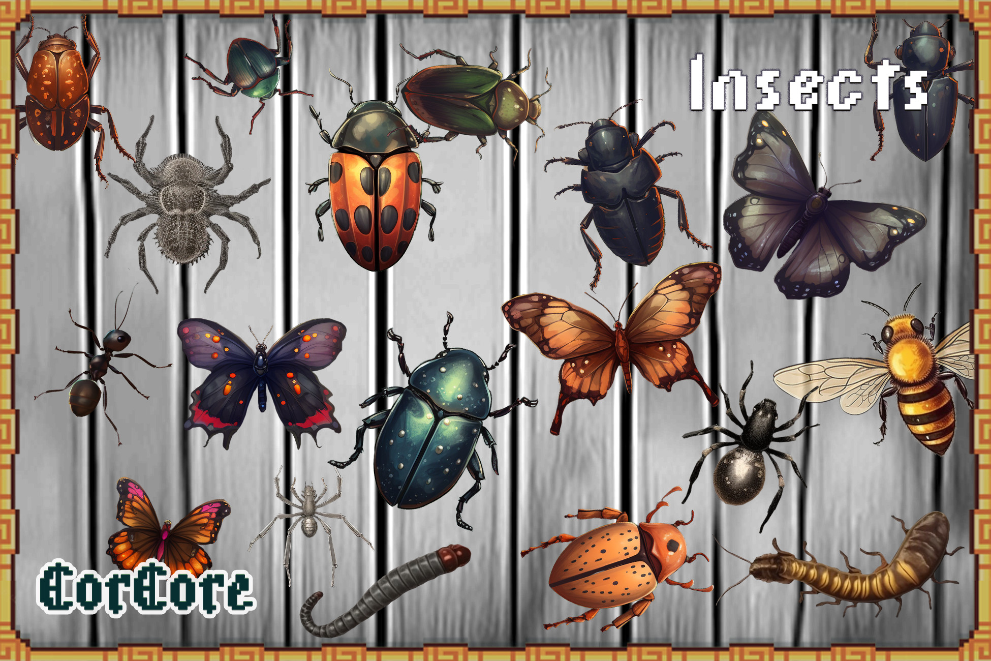 Insects Pack CorCore | 2D | Unity Asset Store