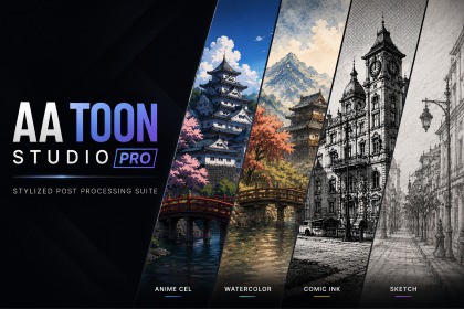 AA Toon Studio Pro — Stylized Post Processing & Toon Shader System