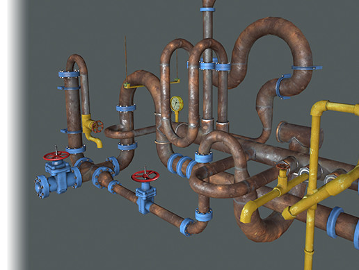 Modular Pipe Set | 3D 공장 | Unity Asset Store