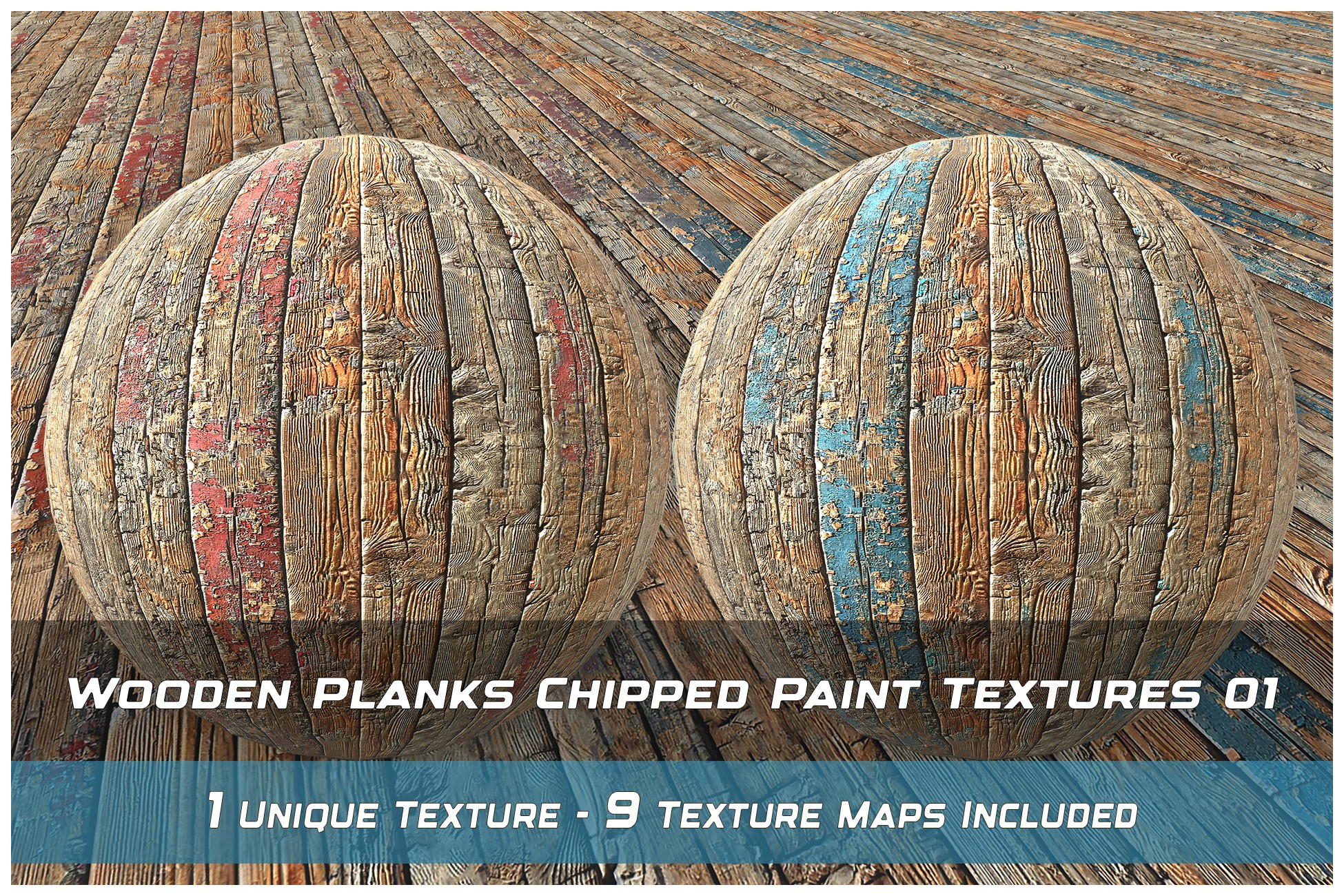 Wooden Planks Chipped Paint Textures 01 | 2D Wood | Unity Asset Store