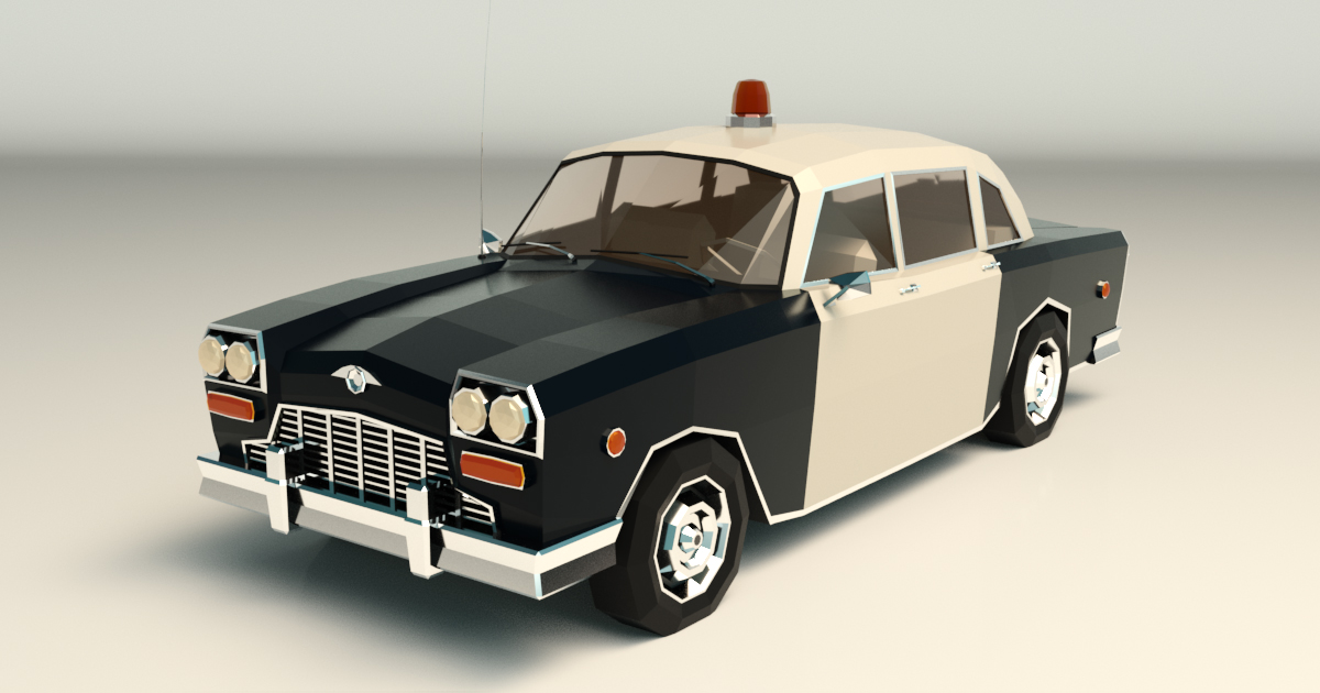 Unity Police Car Low Poly Police Car 03 | 3D Land | Unity Asset Store