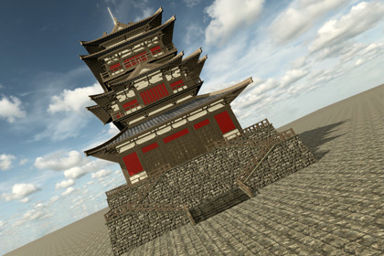 Medieval Asian Castle