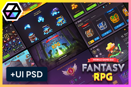 GUI Pro - Fantasy RPG(+PSD)
