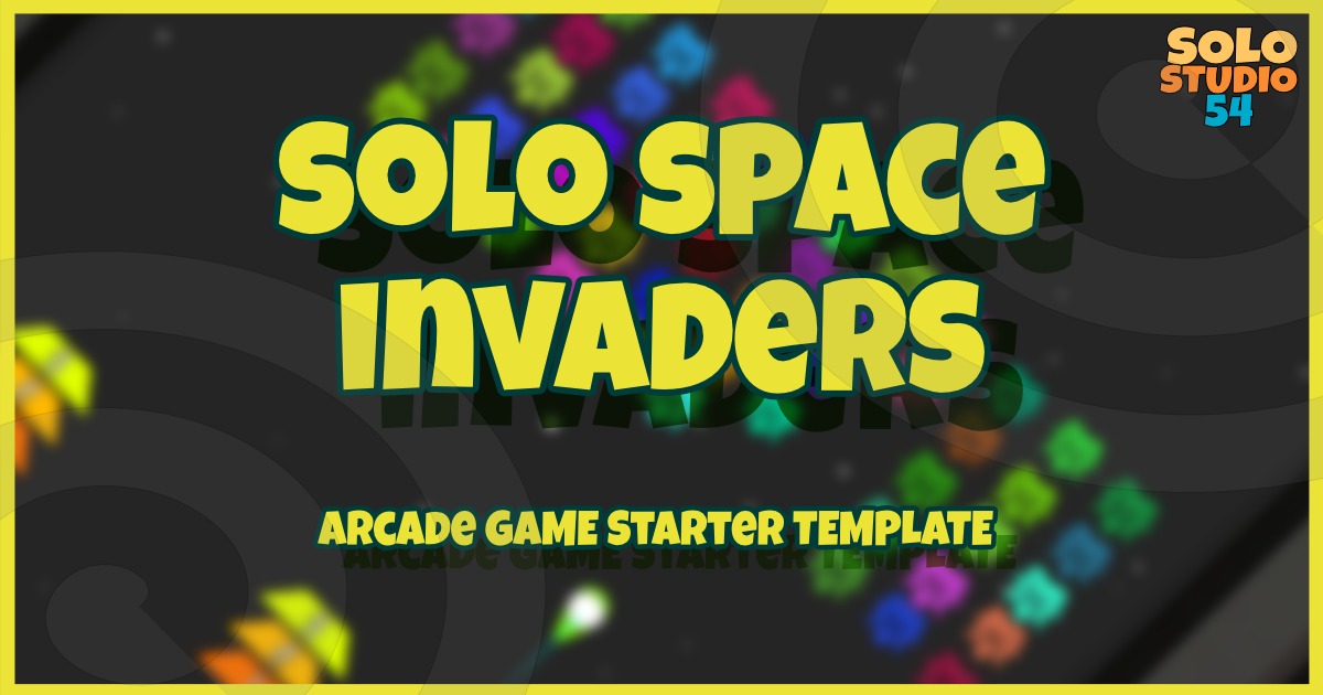 Space Invaders Unity Solo Space Invaders - Game Template | Systems | Unity Asset Store