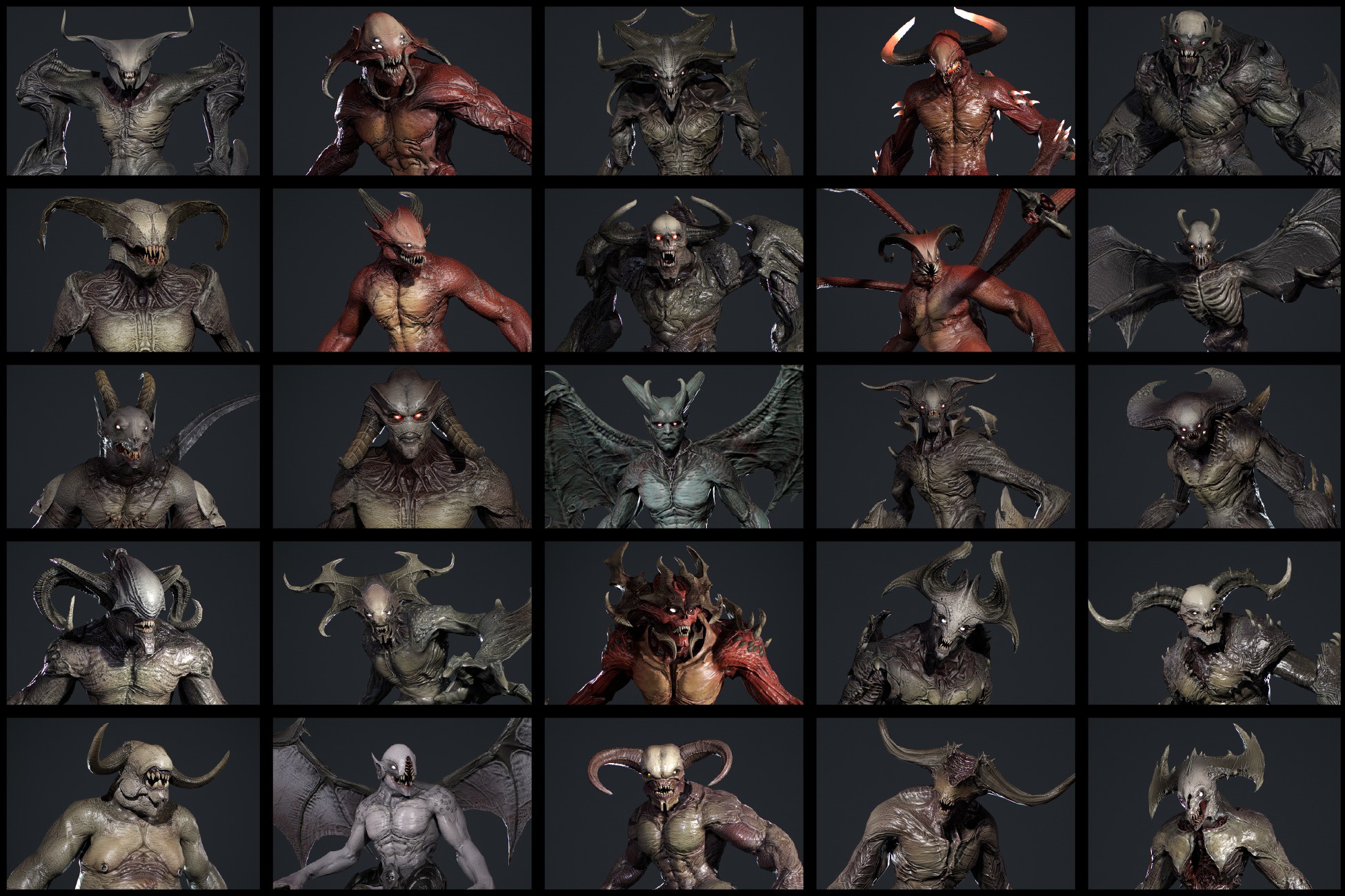 Hell Demon Legendary Pack | 3D Creatures | Unity Asset Store