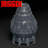 Scifi Dropship Acolyte
