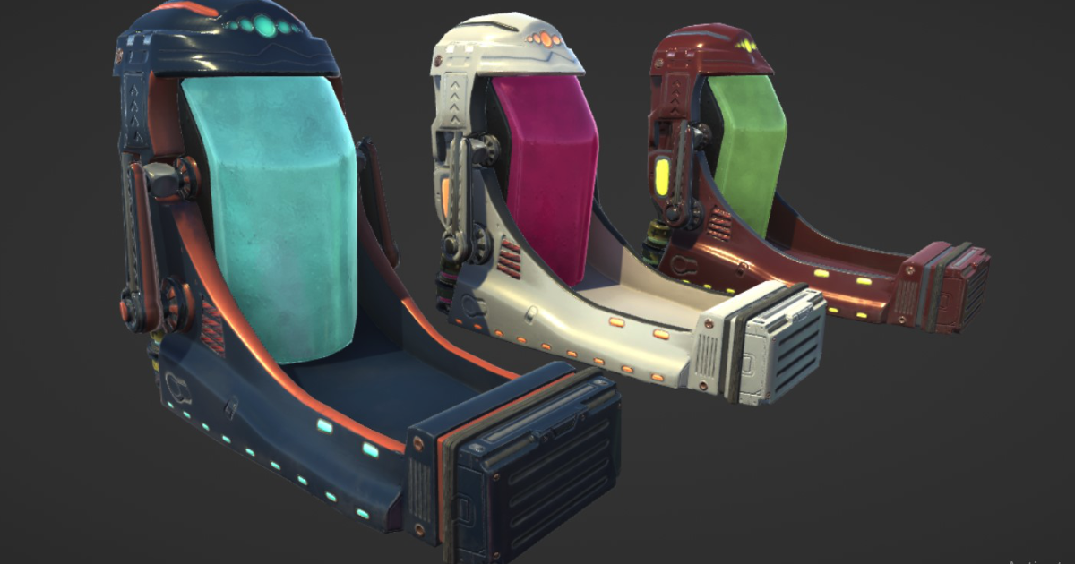 Unity Pod Sci-Fi Sleeping Pod | 3D 科幻 | Unity Asset Store