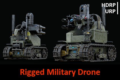 Rigged Military Drone