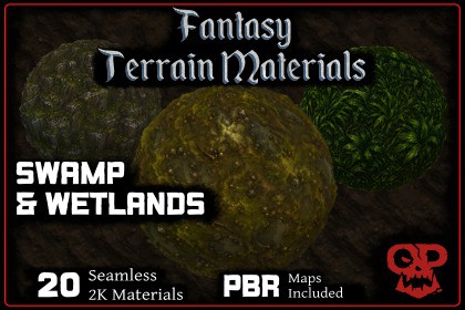 Fantasy Terrain Materials | Swamp & Wetlands