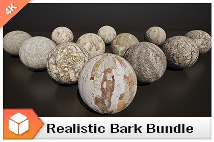 Bark - Realistic 4K PBR Bundle Vol.05