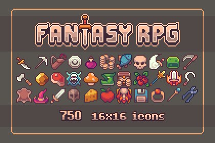 Fantasy RPG Icon pack