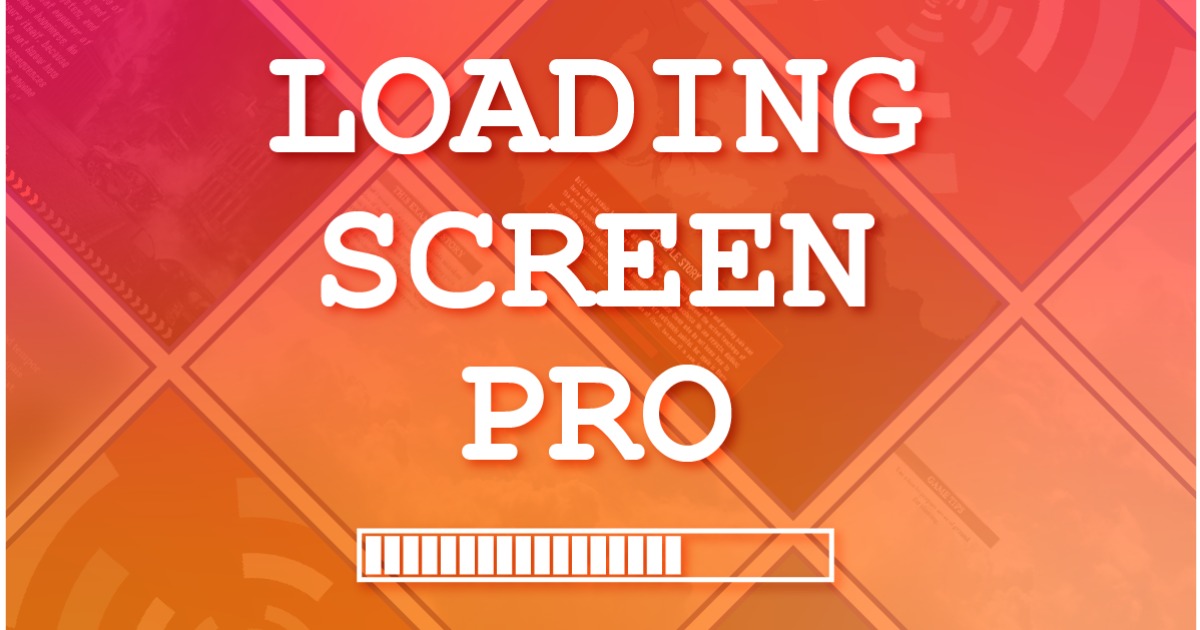 Loading Screen - Pro | GUI Tools | Unity Asset Store