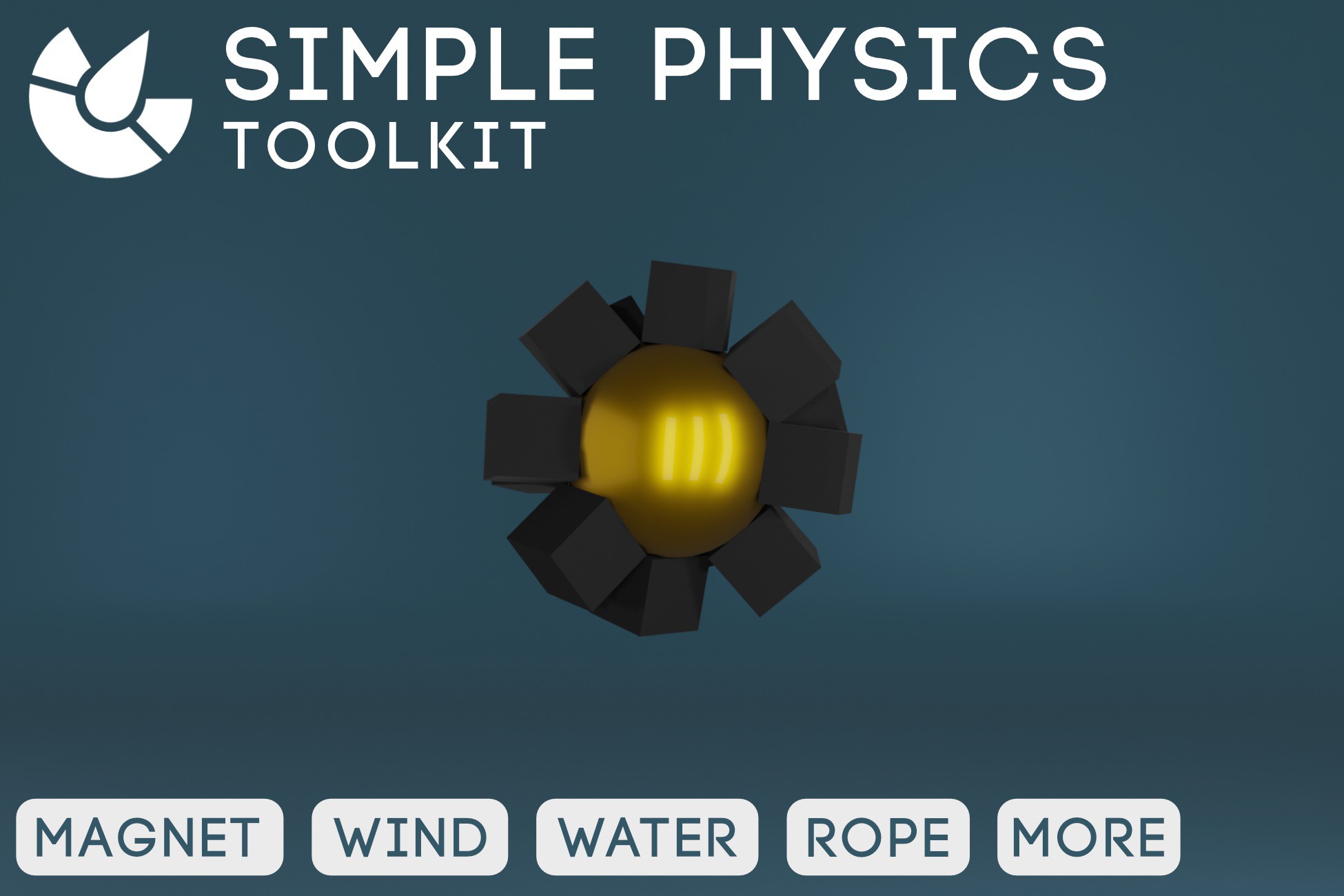 Simple Physics Toolkit - Magnet, Water, Wind - VR Ready