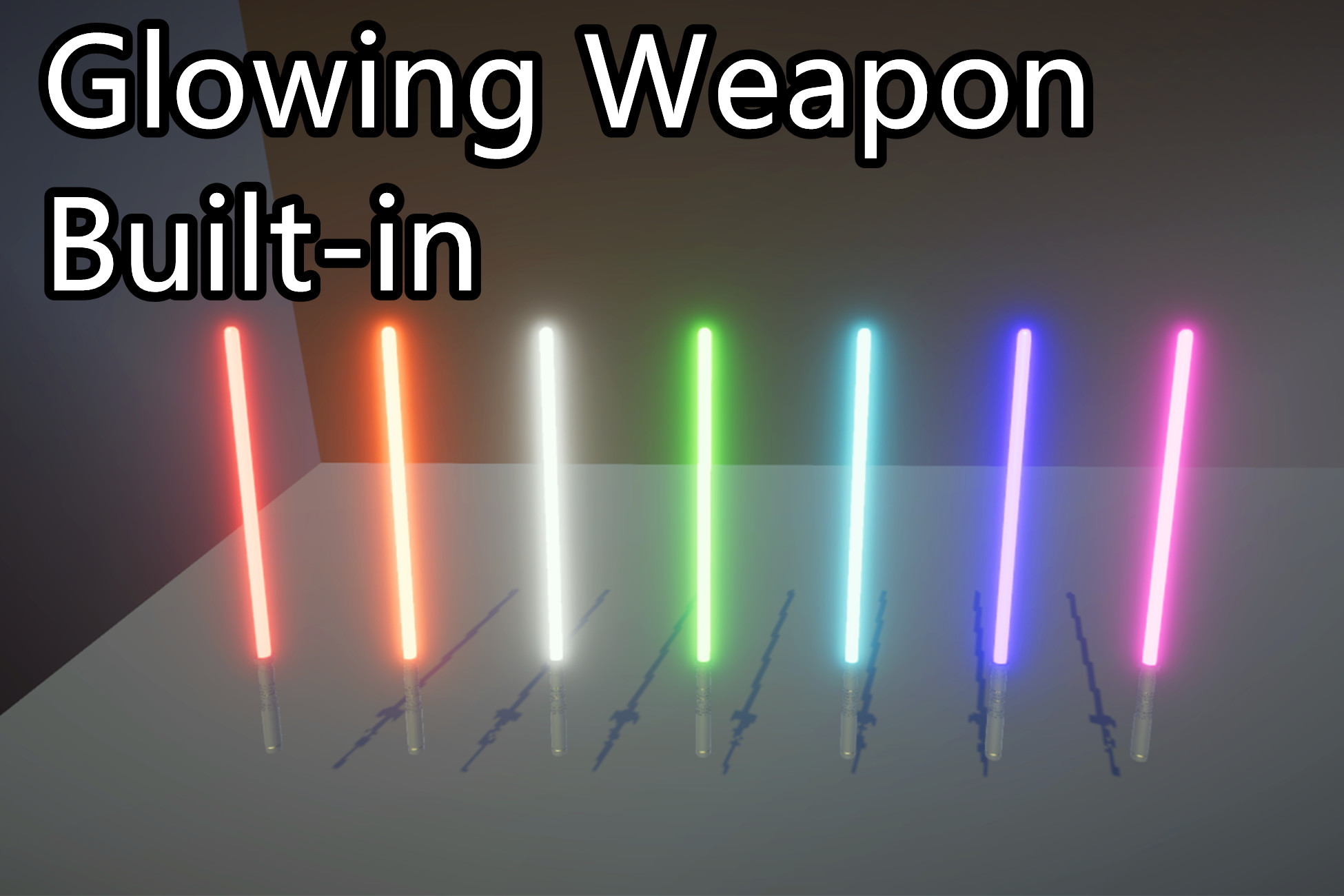 Glowing weapon - Built-in