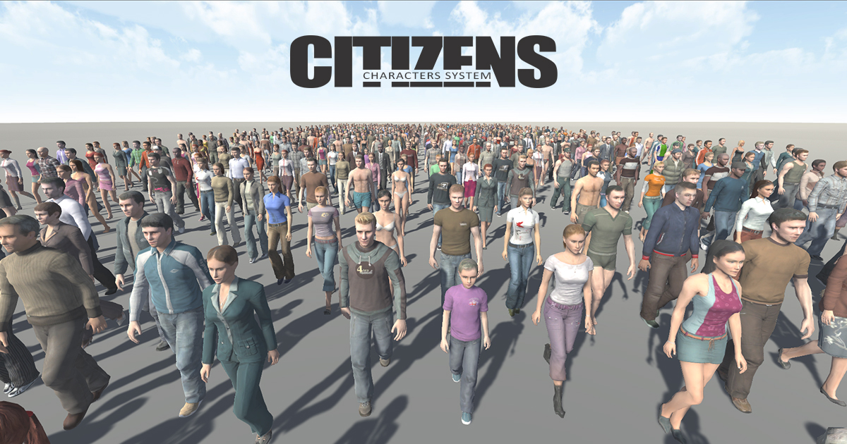 Unity 2019.3. Citizens Assets.