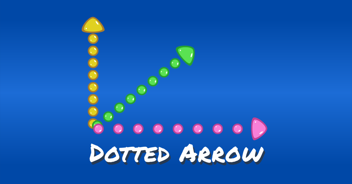 Arrow Objective Unity Dotted Arrow | GUI Tools | Unity Asset Store