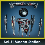 Sci-Fi Mecha Station