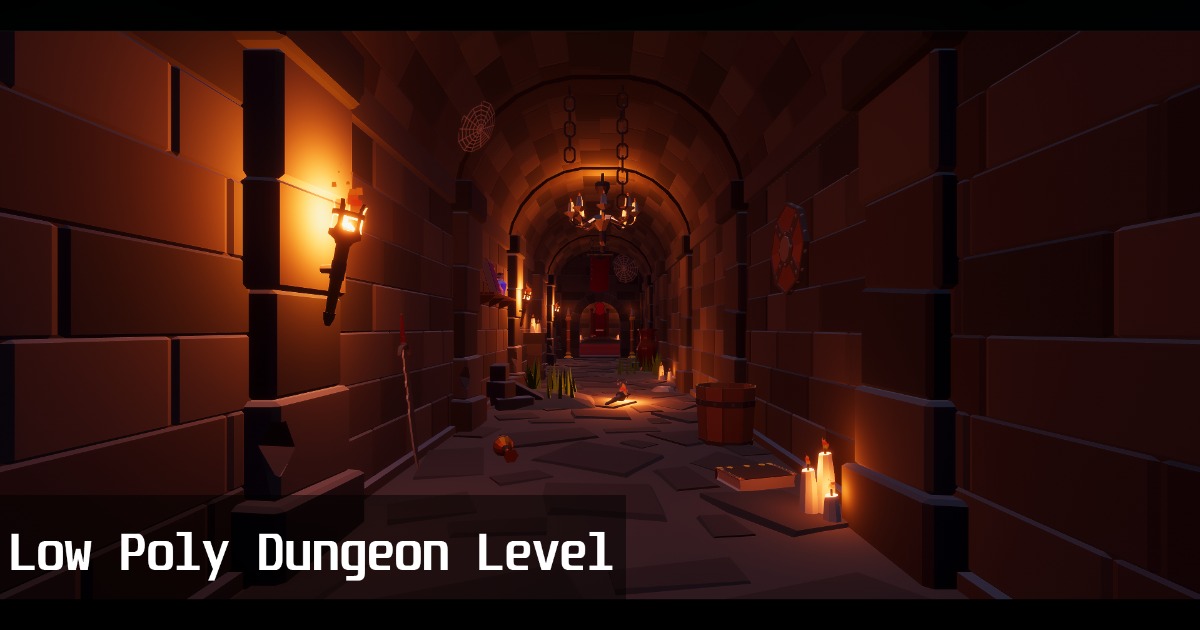Low Poly Dungeon Level | 3D Dungeons | Unity Asset Store