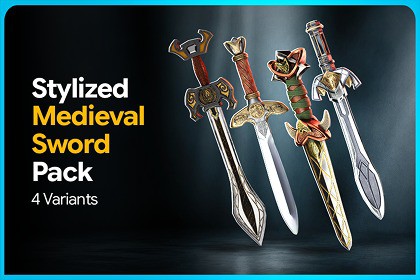 Stylized Medieval Sword Pack