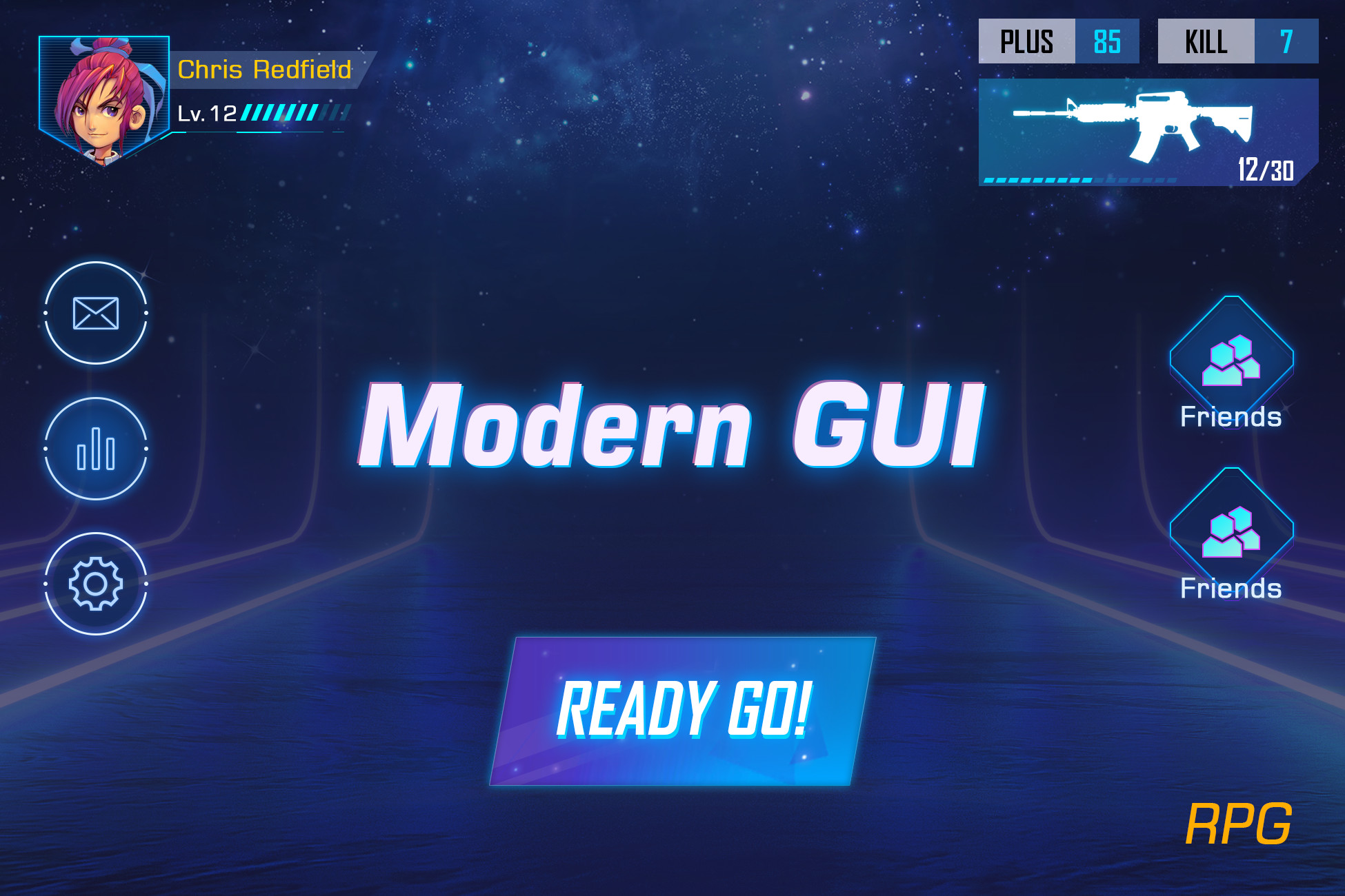 Modern RPG GUI Pack | 2D GUI | Unity Asset Store