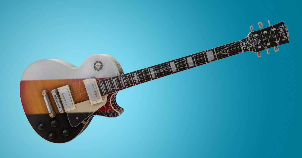 Les Paul Guitars Pack | 3D Props | Unity Asset Store