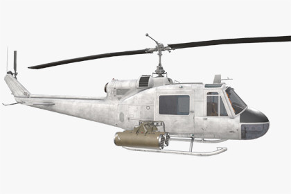 UH-1C Blank Livery Basic Animation