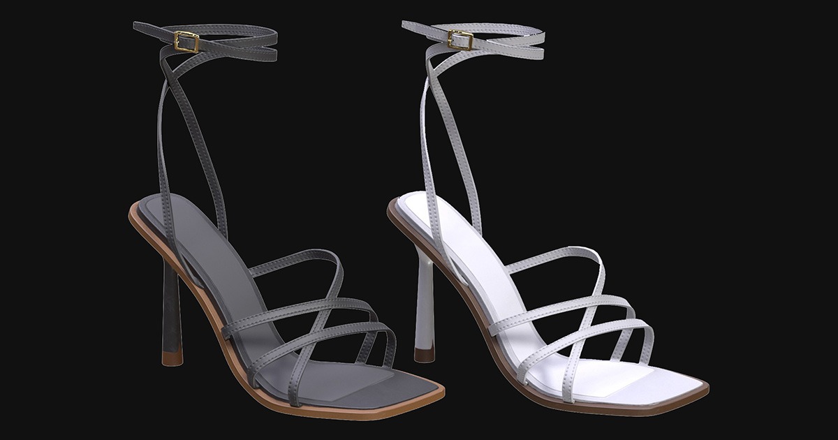 Shoe String Unity Device 22 Shoes - Male/Female - Rigged Humanoid Skeleton | 3D Characters ...