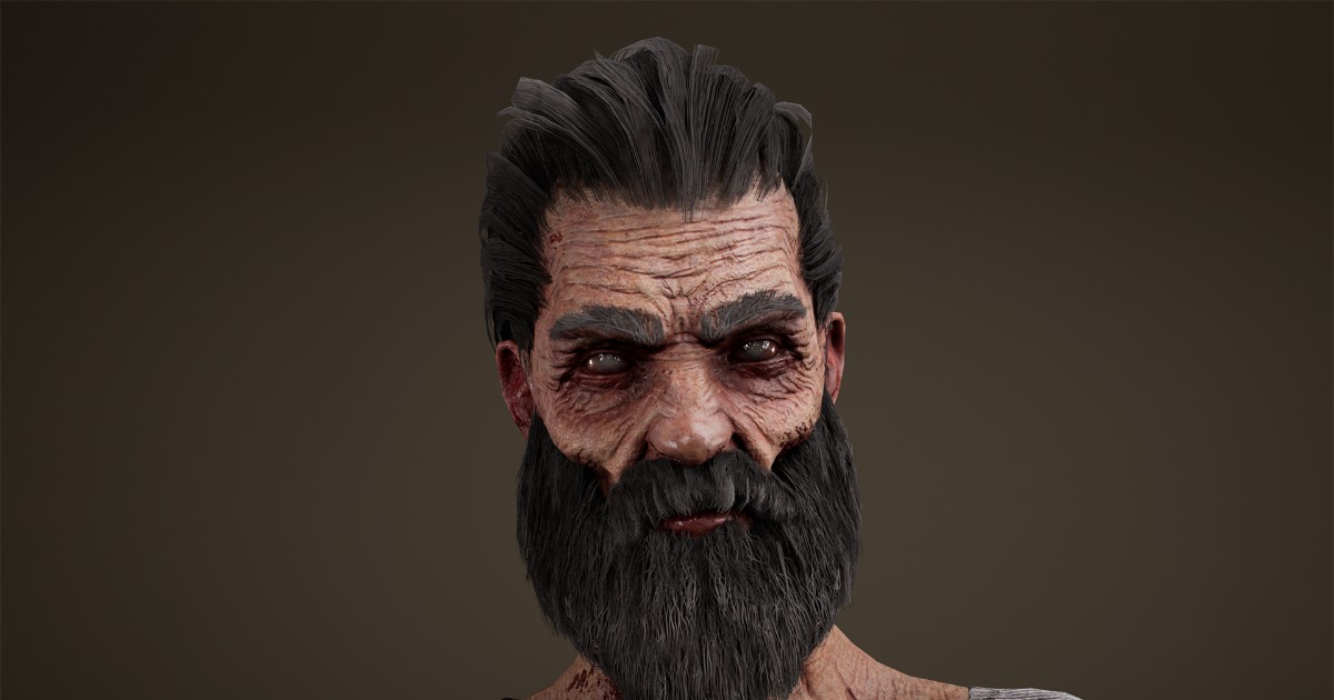 Zombie Grandfather | 3D ヒューマノイド | Unity Asset Store