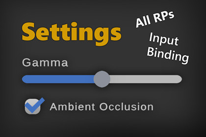 Settings & Game Options - Unified Menu Generator