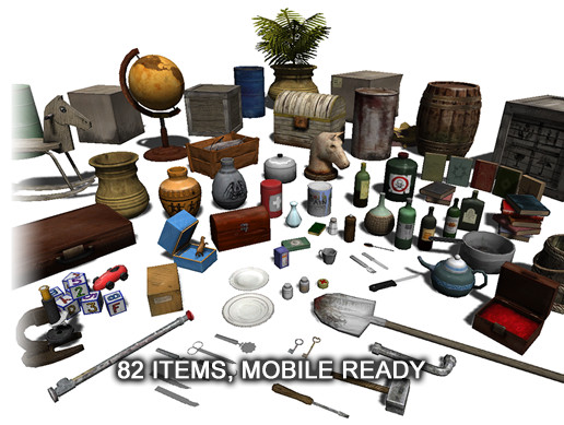 Unity Items Items For Mobile | 3D 소품 | Unity Asset Store