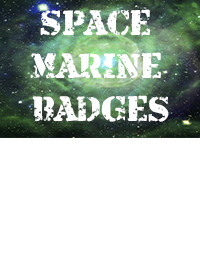 Military Series - Space Marine Skull Badges