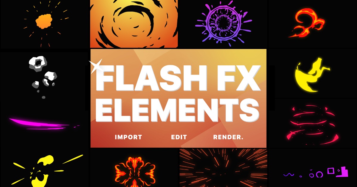 Flash FX Pack 09.02 | 2D Textures & Materials | Unity Asset Store