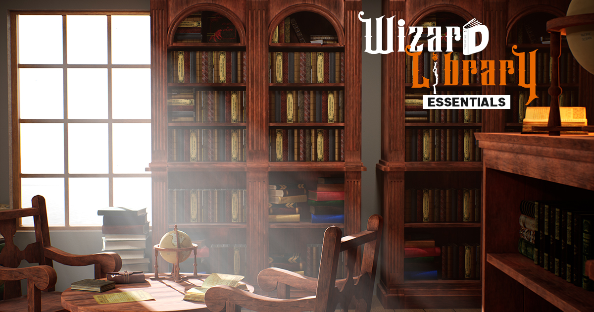 Wizards Study Essentials | 3D Props | Unity Asset Store