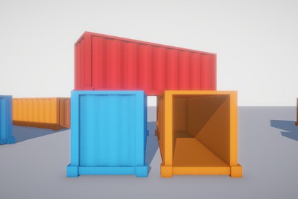 FREE Low Poly Shipping Container
