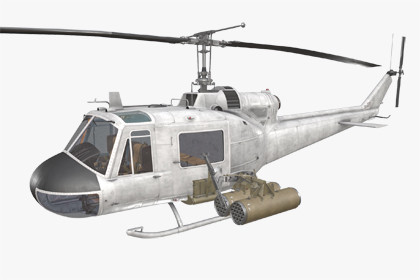 UH-1C Blank Livery Complex Animation