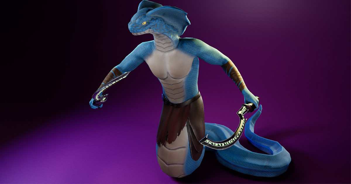 Snake Warrior | 3D Characters | Unity Asset Store